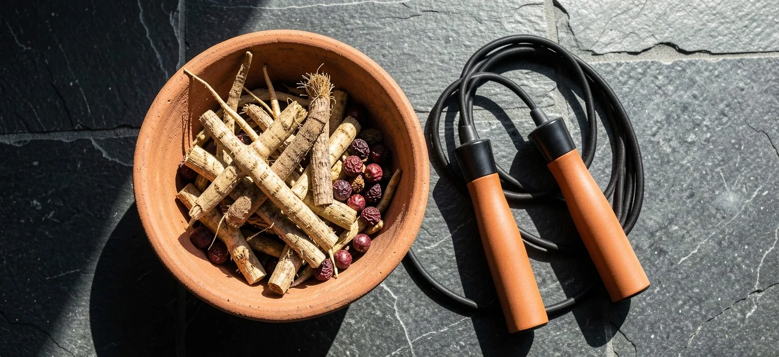 Plantes et herbes traditionnelles séchées sur pierre
