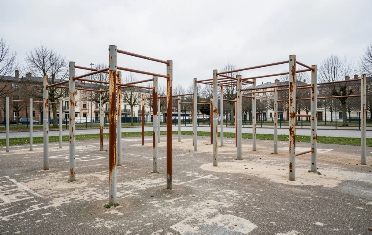 Parc de calisthenics en plein air à Toulouse