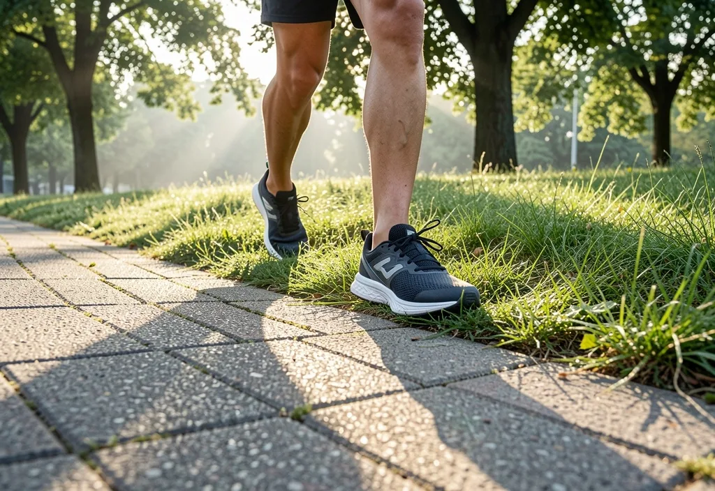 Entraînement matinal dans un parc urbain à Toulouse